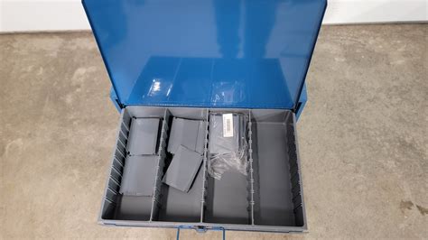 steel compartment box combo unit|metal parts box.